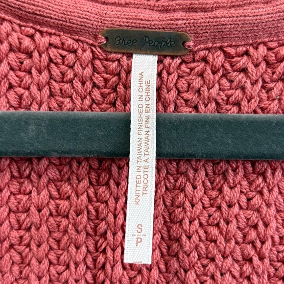 Free People Pink Knit Cardigan - Picture 7 of 10